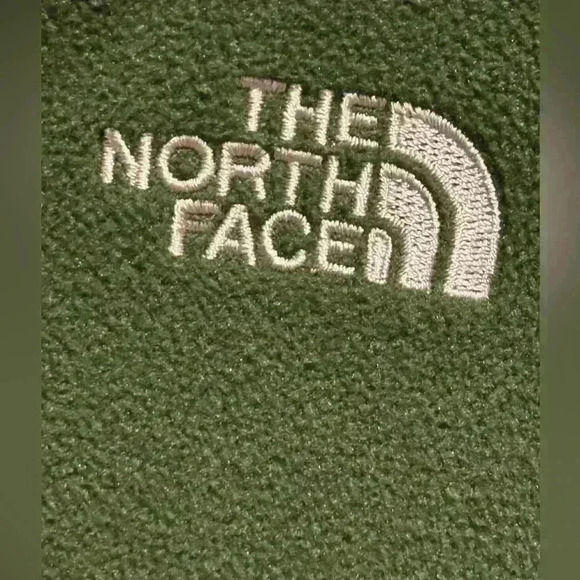 Kid’s Dark Green The North Face Half Zippered Fleece- size XL - Picture 5 of 7